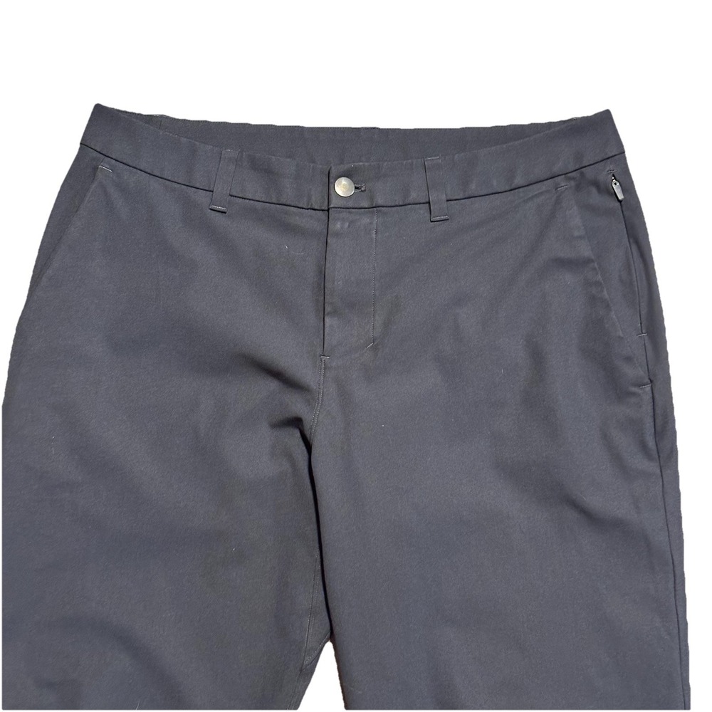 Lululemon Mens ABC Classic-Fit 5 Pocket Pant 33x27 Warpstreme Black Preppy - Picture 10 of 11